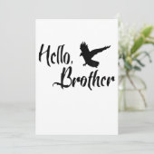 hallo Broer voor zuster Brother Aankondiging (Staand voorkant)