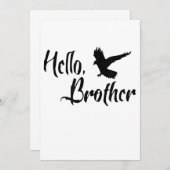 hallo Broer voor zuster Brother Aankondiging (Voorkant / Achterkant)