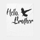 hallo Broer voor zuster Brother Fleece Deken (Voorkant)