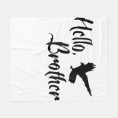hallo Broer voor zuster Brother Fleece Deken (Voorkant (Horizontaal))