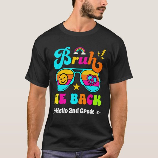 Hallo Bruh We Terug T-shirt (Voorkant)
