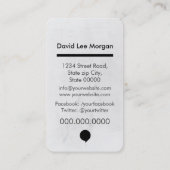 hallo / Bubble chat Visitekaartje (Achterkant)