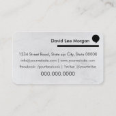 hallo / Bubble chat Visitekaartje (Achterkant)