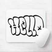 hallo BUBBLE GRAFFITI Muismat (Met muis)