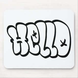 hallo BUBBLE GRAFFITI Muismat