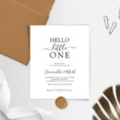 Hallo Budget | Little One Baby shower Invitation