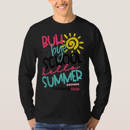 Hallo Buh Bye School T-shirt (Voorkant)
