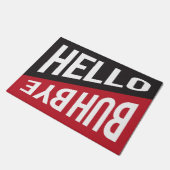 hallo / Buh Dag ... Binnenkort Deurmat (Schuin)