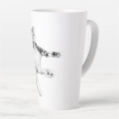 Hallo Buik omhoog Latte Mok (Rechterhoek)