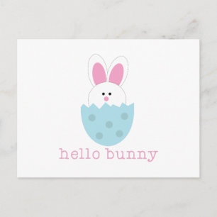 hallo Bunny Briefkaart