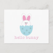 hallo Bunny Briefkaart (Voorkant)