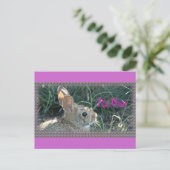 hallo Bunny Briefkaart (Staand voorkant)