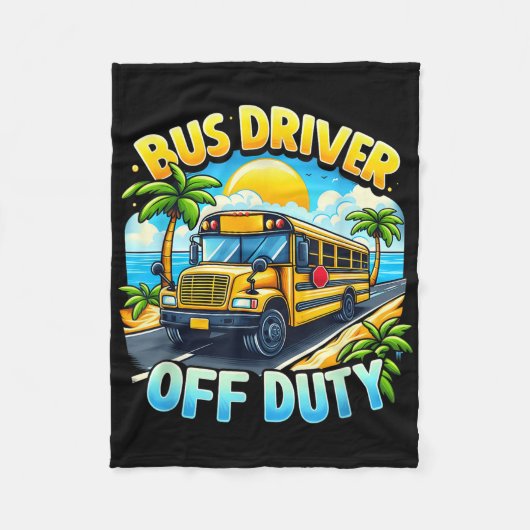 Hallo Buschauffeur uit dienst Fleece Deken (Voorkant)