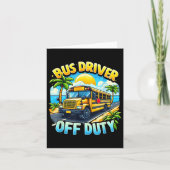 Hallo Buschauffeur uit dienst Kaart (Voorkant)