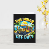Hallo Buschauffeur uit dienst Kaart (Gele Bloem)