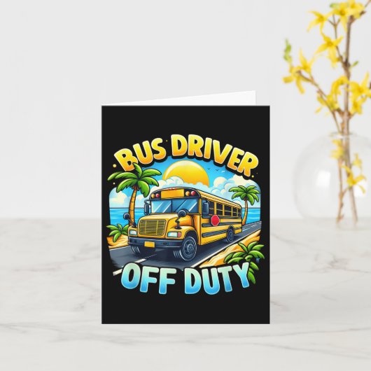 Hallo Buschauffeur uit dienst Kaart (Gele Bloem)