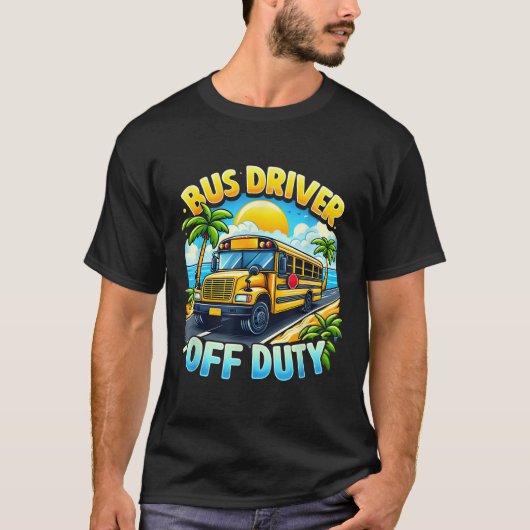 Hallo Buschauffeur uit dienst T-shirt (Voorkant)
