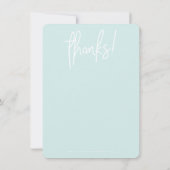 HALLO BUSINESS BEDANKT modern (Achterkant)