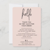 HALLO BUSINESS BEDANKT modern (Voorkant)