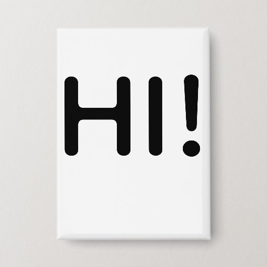 HALLO! BUTTON (Voorkant)