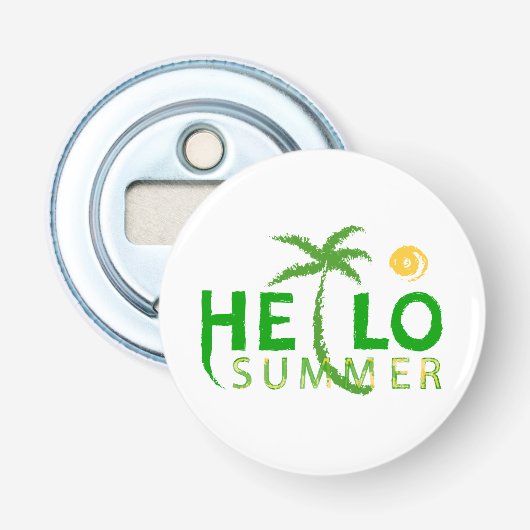 hallo button flesopener (Voorkant)