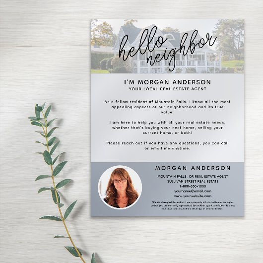 Hallo Buurland Vastgoed Landbouw Inleiding Flyer