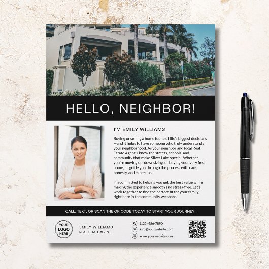 Hallo Buurman Makelaardij Marketing Flyer