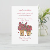 Hallo Buurman Valentijnsdag Feestdagenkaart (Staand voorkant)