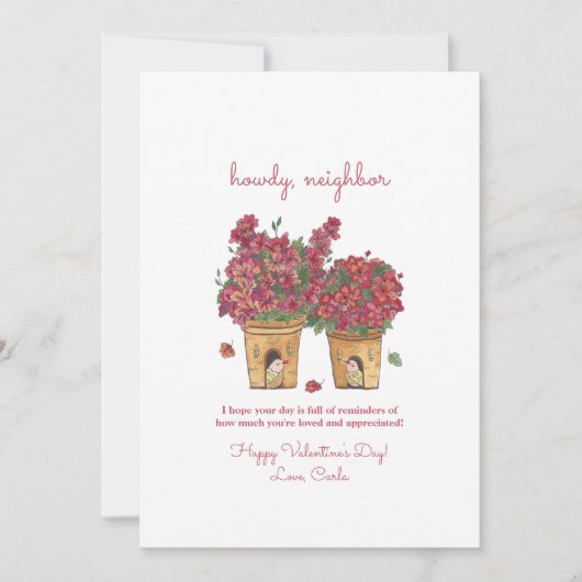 Hallo Buurman Valentijnsdag Wenskaart Feestdagenkaart (Voorkant)