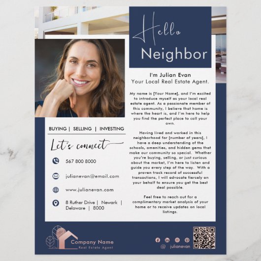 Hallo · Buurman Vastgoed Introductie Flyer (Voorkant)