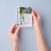 Hallo Buurman Vastgoed Marketing Flyer (Hand)