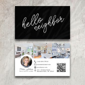 Hallo Buurt Vastgoed Foto QR Code Visitekaartje