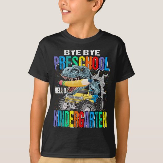 Hallo Bye Bye Preschool T-shirt (Voorkant)