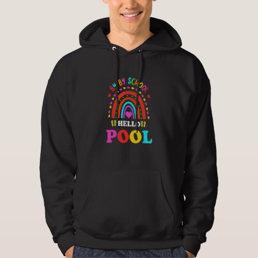 Hallo Bye Bye School Hoodie (Voorkant)