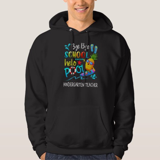 Hallo Bye Bye School Hoodie (Voorkant)