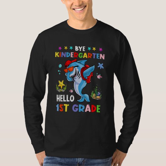 Hallo Bye kleuterschool Grade T-shirt (Voorkant)