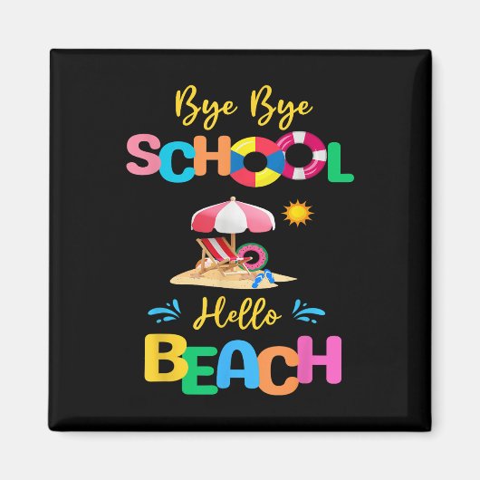 Hallo Bye School strand laatste dagen van de schoo Magneet (Voorkant)