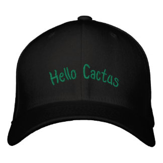 hallo Cactus Funny Embroided Pet