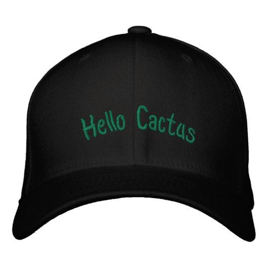hallo Cactus Funny Embroided Pet (Voorkant)