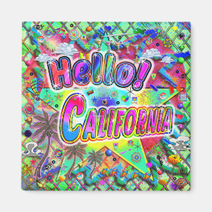 Hallo Californië! Magneet