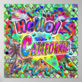 Hallo Californië! Poster (Voorkant)