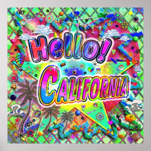Hallo Californië! Poster (Voorkant)