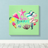 hallo canvas afdruk (Insitu (Houten vloer))