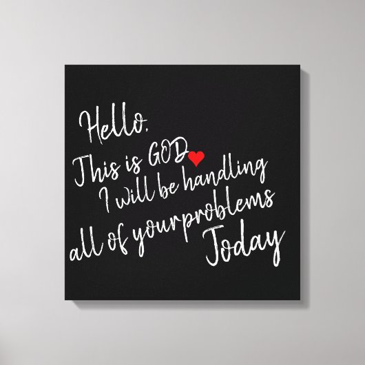 hallo canvas afdruk (Voorkant)