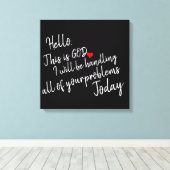 hallo canvas afdruk (Insitu (Houten vloer))