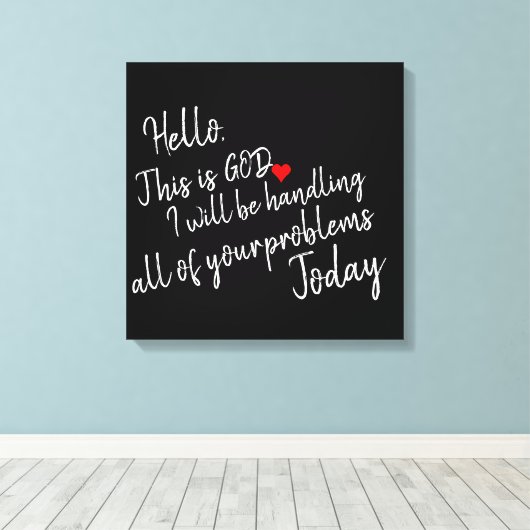 hallo canvas afdruk (Insitu (Houten vloer))