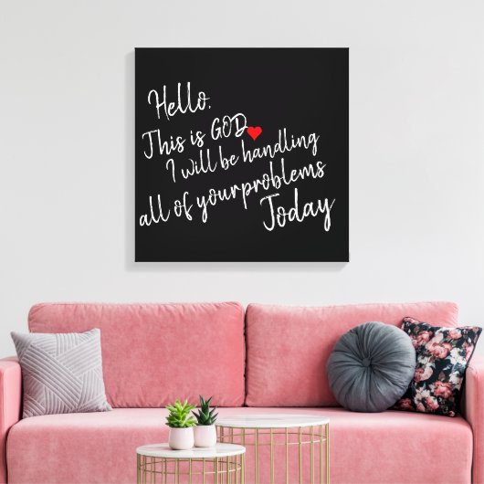 hallo canvas afdruk (Insitu (Woonkamer))