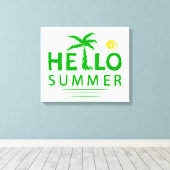 hallo canvas afdruk (Insitu (Houten vloer))