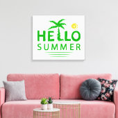 hallo canvas afdruk (Insitu (Woonkamer))