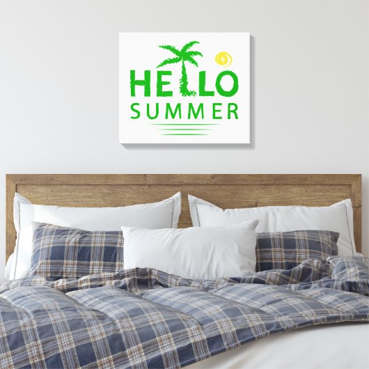 hallo canvas afdruk (Insitu (Slaapkamer))